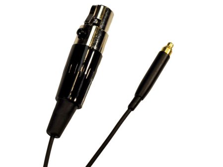 Provider Series E-CABLE Countryman E6 Cable Replacement for Shure Beyerdynamic TA4F (Black) Fashion