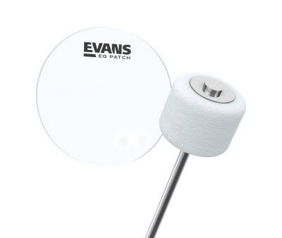 Evans EQPC1 EQ Patch - Plastic Single Pedal - Clear Hot on Sale