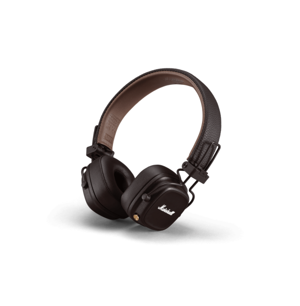 Marshall Major IV Bluetooth On-Ear Bluetooth Headphones (Brown) on Sale