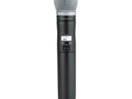 Shure ULXD2 B87C Digital Handheld Wireless Microphone Transmitter with Beta 87C Capsule (H50: 534 to 598 MHz) Online now