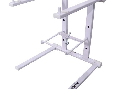 ProX T-LPS600WHITE XO DJ Foldable Laptop Stand with Carrying Bag (White) Hot on Sale