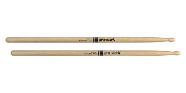 Pro-Mark TX747BW Hickory 747B   Super Rock   Wood Tip Drumstick Online now