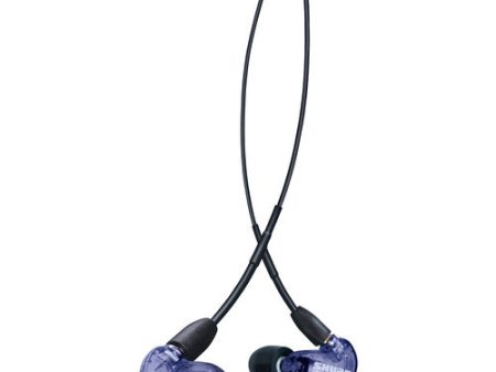 Shure SE215 Pro Special Edition Sound-Isolating Earphones (Purple) Supply