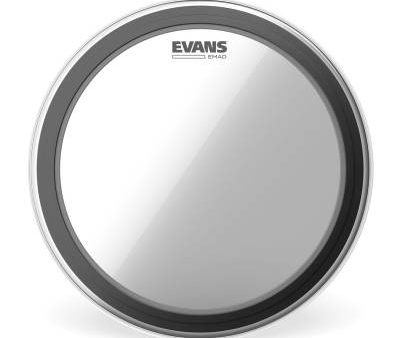 Evans BD18EMAD 18 Inch EMAD Batter Clear Drumhead Online now