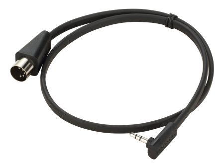 RockBoard RBO CAB F TMA 60 BK Flat TRS to MIDI Cable, TRS-MIDI Type A - 60 cm   23 5 8  Online Hot Sale