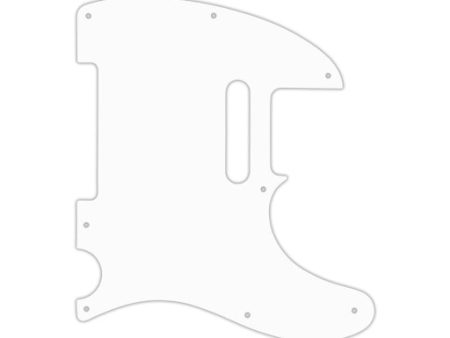 WD Music WD-TE-102 Pickguard for Fender 1954-Present USA or 2002-Present Made in Mexico Telecaster (White) For Cheap