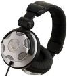 Profile HP-40 DJ Studio Headphones with Flip Up Earpiece - Black and Grey Online Sale