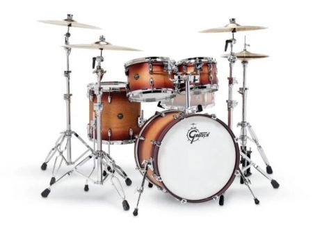 Gretsch Drums RN2-E604-STB Renown 4-Piece (10 12 14 20) Shell Pack (Satin Tobacco Burst) Discount