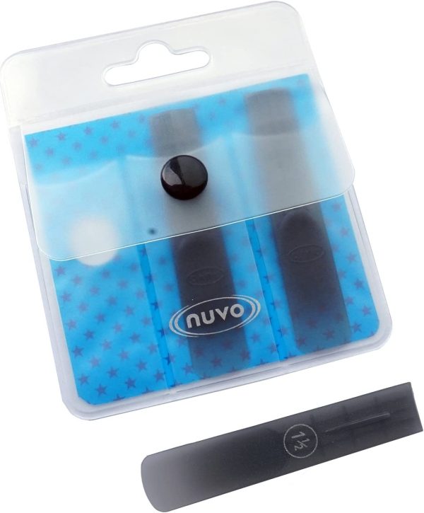 Nuvo N160RD15 Reeds for DooD jSax Clarinéo (Strength 1½) 3 pcs For Sale