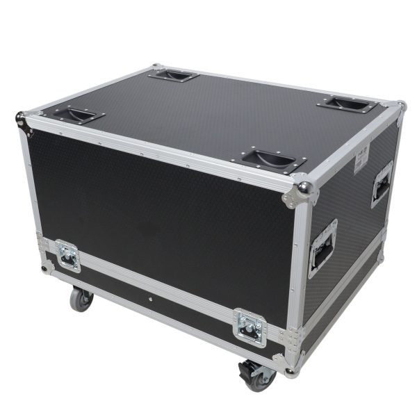 ProX XS-2X241817W Universal Speaker Monitors Stage w Casters and Removable Lid Case Supply