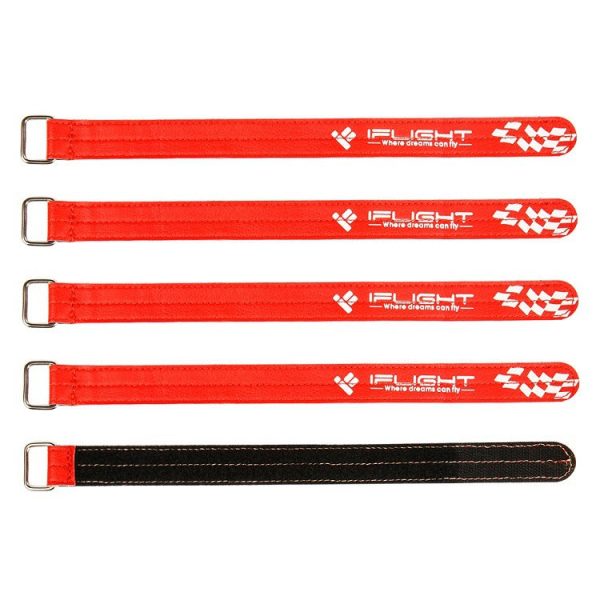 5 PCS iFlight Battery Strap 20*200mm For RC Drone FPV Racing Multi Rotor  (Black) For Cheap